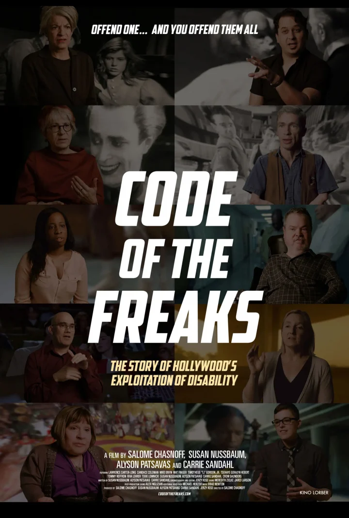 Code of the freaks elokuvan juliste, puhujia sekä kuvia elokuvasta