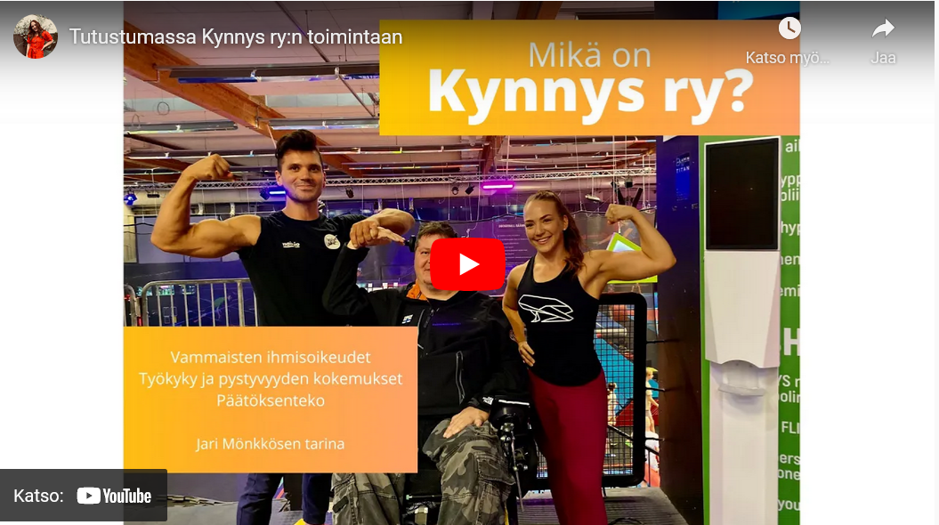 Read more about the article Tutustumassa Kynnys ry:n toimintaan: video ja tekstiversio